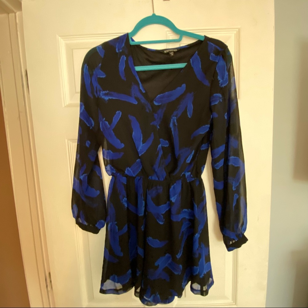 Express Black and Blue Romper